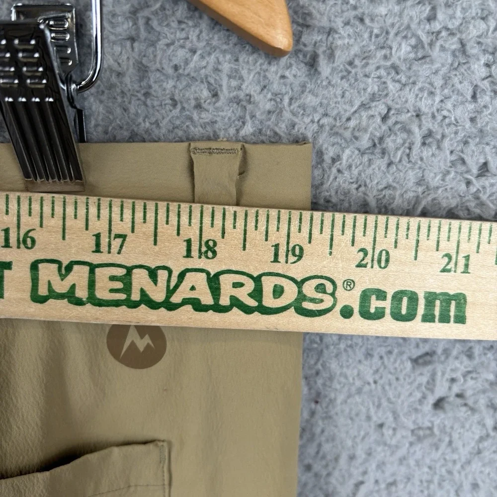 Marmot Arch Rock Pants Mens 38x30 Tan Nylon Hiking‎ Camping Outdoors Pockets